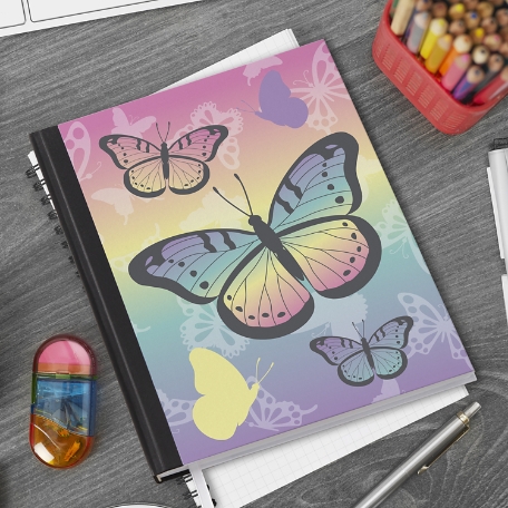 Fun Graphic Butterfly Notebook
