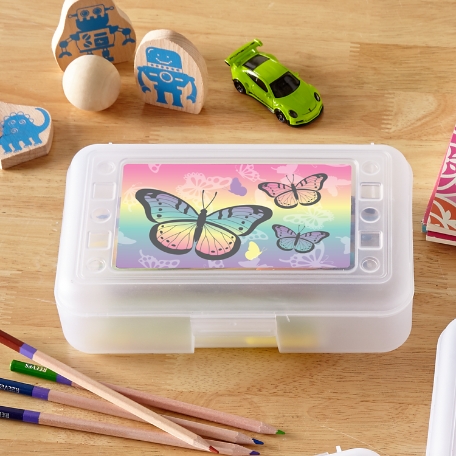 Fun Graphic Butterfly Pencil Case