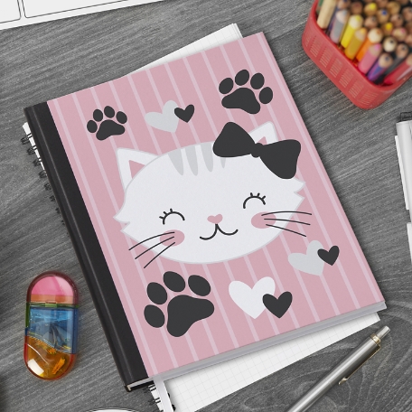 Fun Graphic Cat Notebook