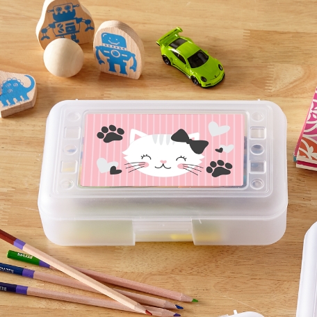 Fun Graphic Cat Pencil Case