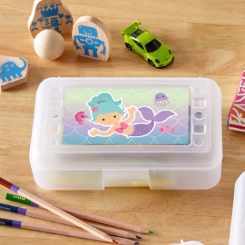 Fun Graphic Mermaid Pencil Case