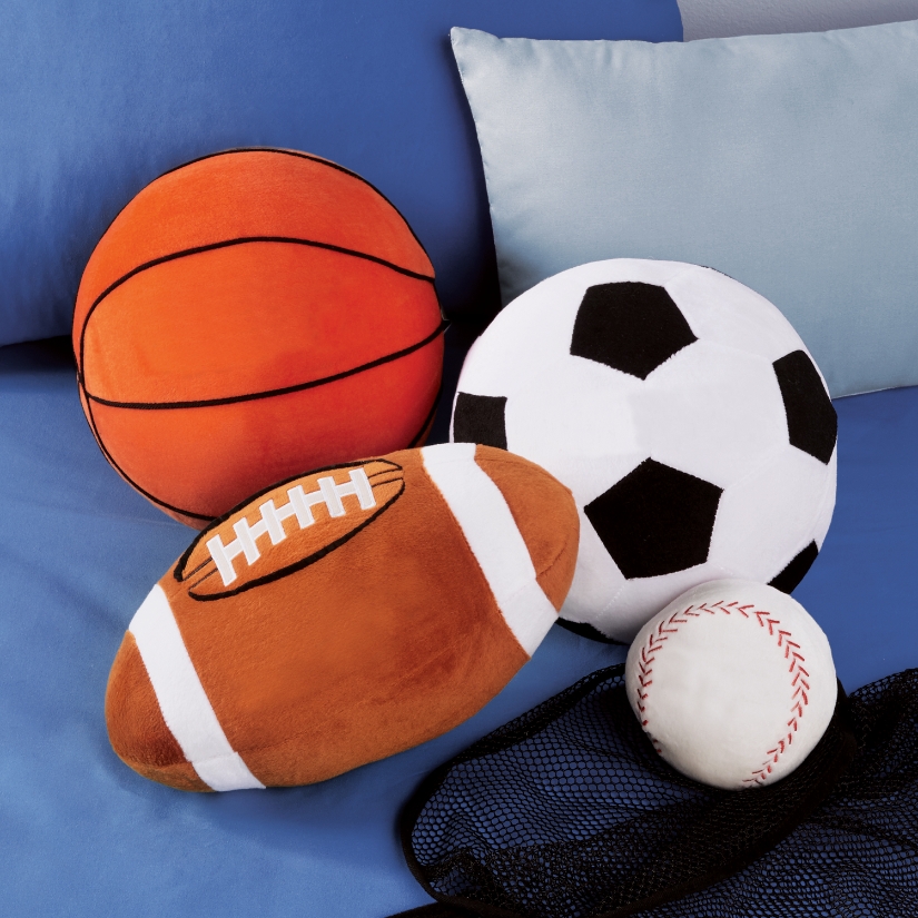 Melissa and cheap doug sports pillows