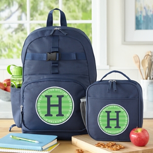 Personalized backpacks clearance and lunch boxes