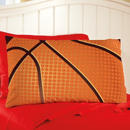 Sports Icon Basketball Pillowcase