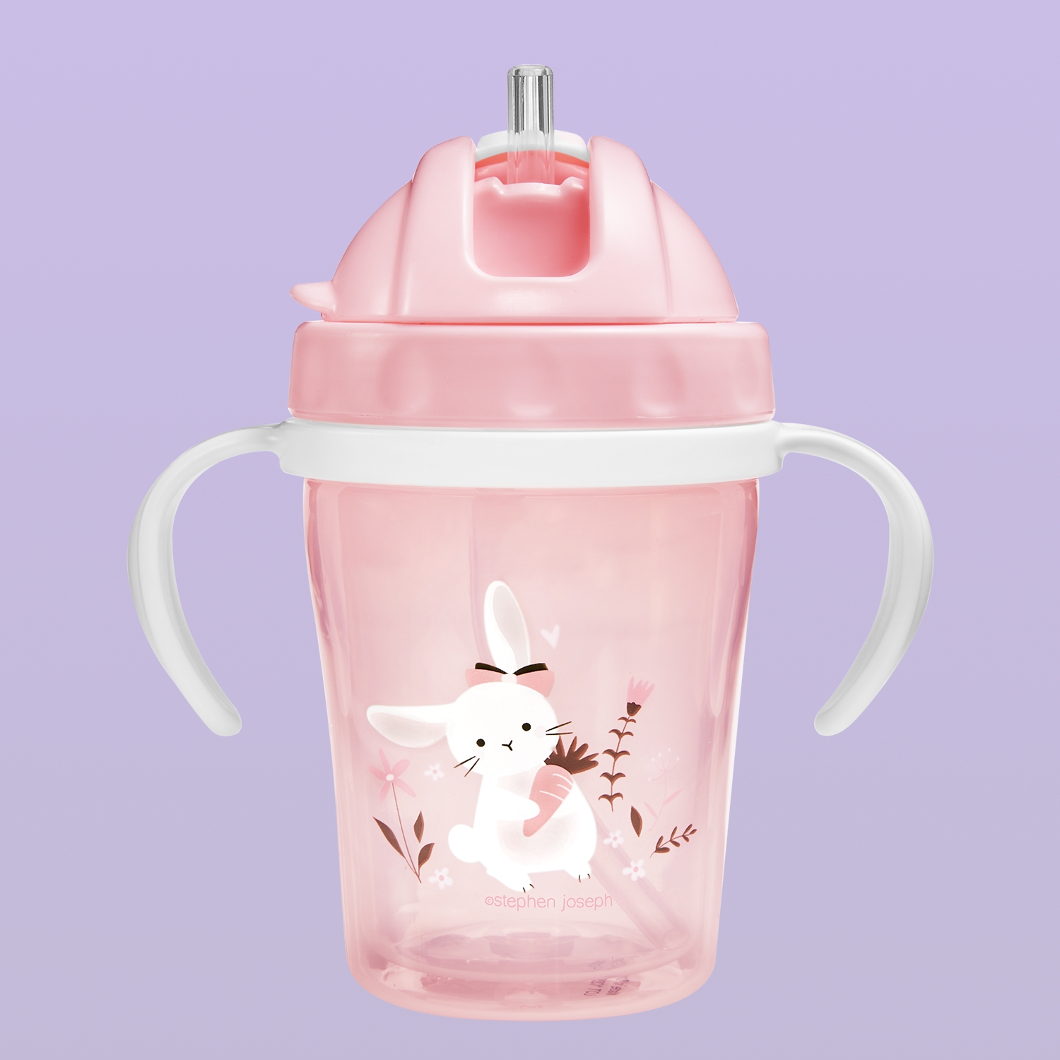 Stephen Joseph®  Bunny Sweet Baby Straw Cup