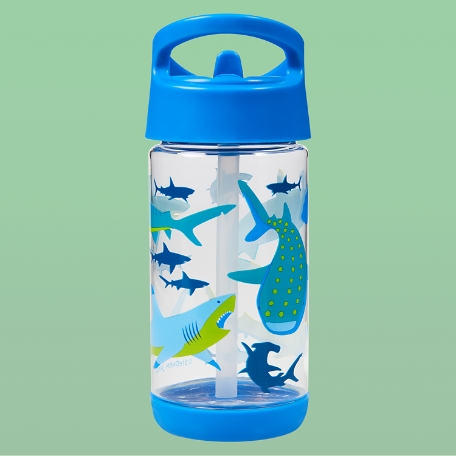 Stephen Joseph® Shark Flip Top Water Bottle