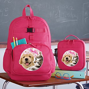 Animal With An Attitude Pink Backpack Collection