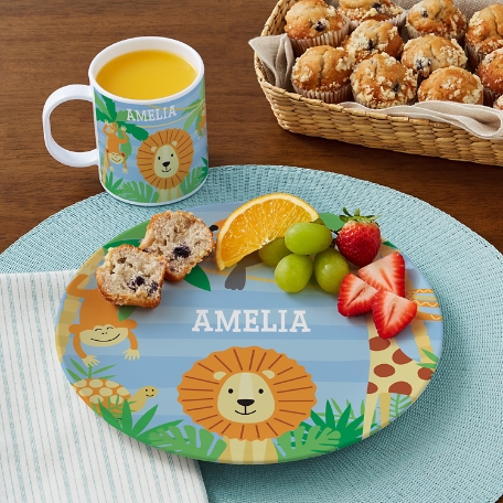 Jungle Baby Personalized Tableware