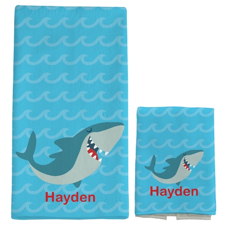 Bathtime Fun Towel Set - Shark