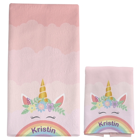 Bathtime Fun Towel Set - Unicorn