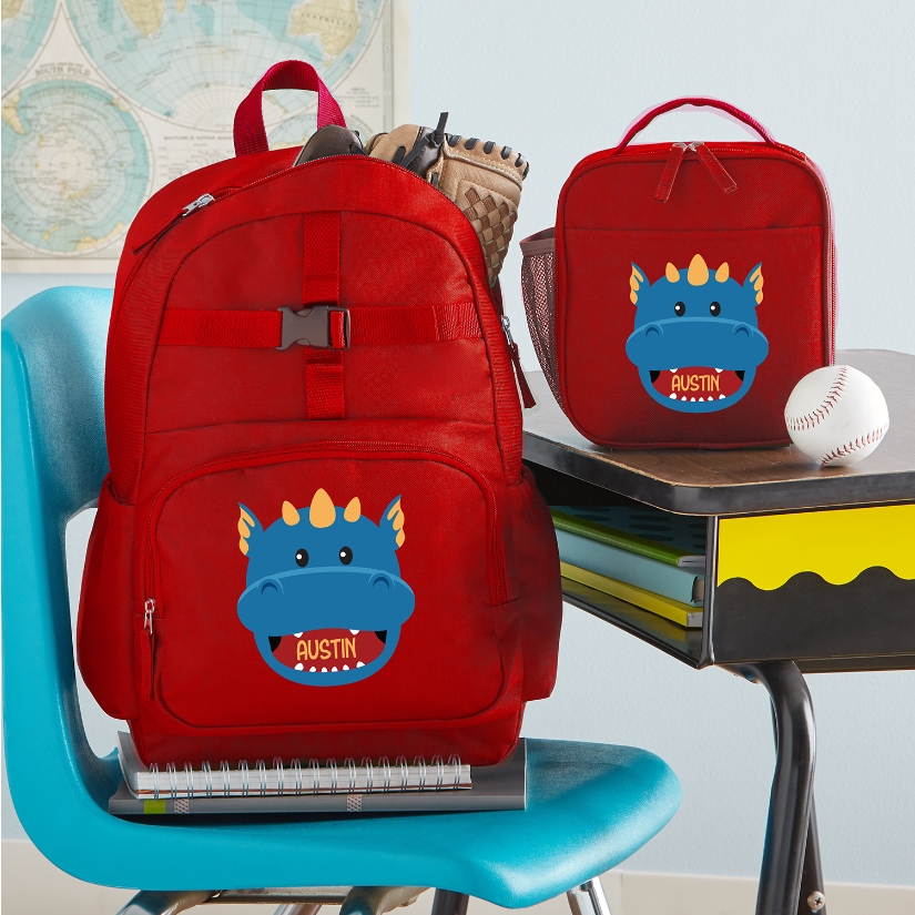 Bold Face Red Personalized Backpack Collection at Gifts.com