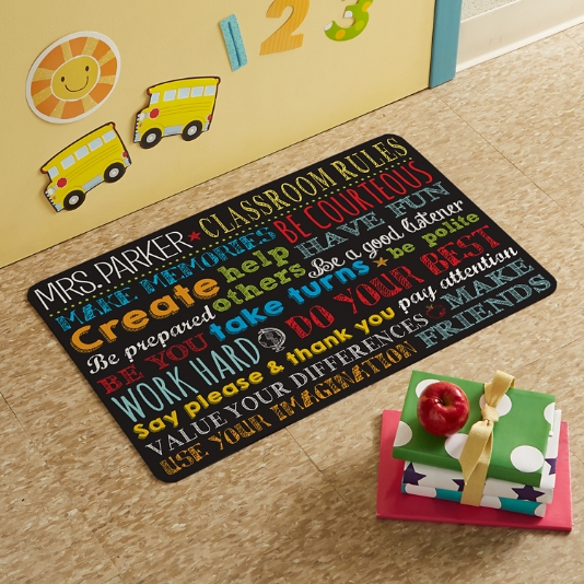 Classroom Rules Doormat Personal Creations
