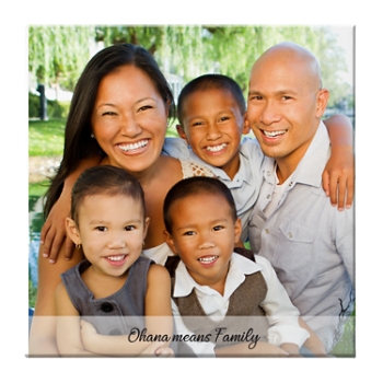 Picture-Perfect Photo Canvas  with Message - 16x16