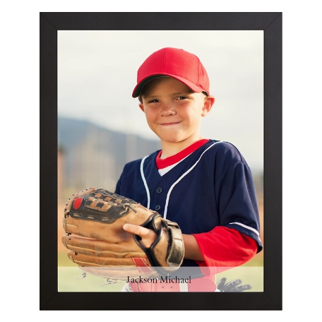 Picture-Perfect Photo Canvas with Message Framed - 18x24 - Vertical