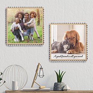 Picture-Perfect Photo Metal Edge Wood Wall Art