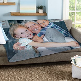 Picture-Perfect Photo Plush Blanket