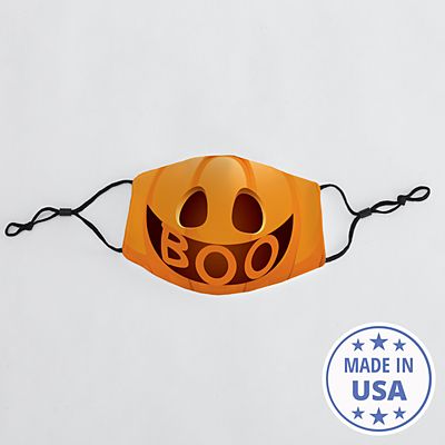 Create Your Own Jack-o-Lantern Kids Face Mask