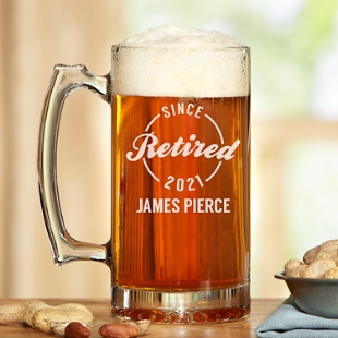 Established Retirement Oversized Beer Mug