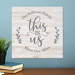 Floral This Is Us Canvas
