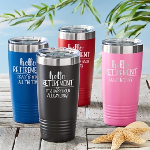 Let The Adventure Begin 20 oz. Insulated Tumbler