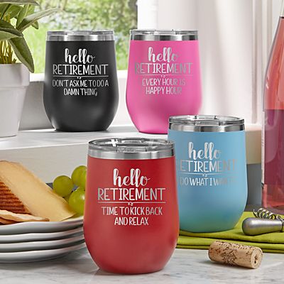 Let The Adventure Begin Insulated Wine Tumbler