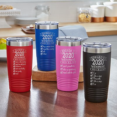 Retirement Checklist  Insulated Tumblers