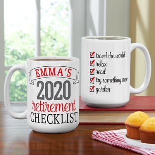Retirement Checklist Mug