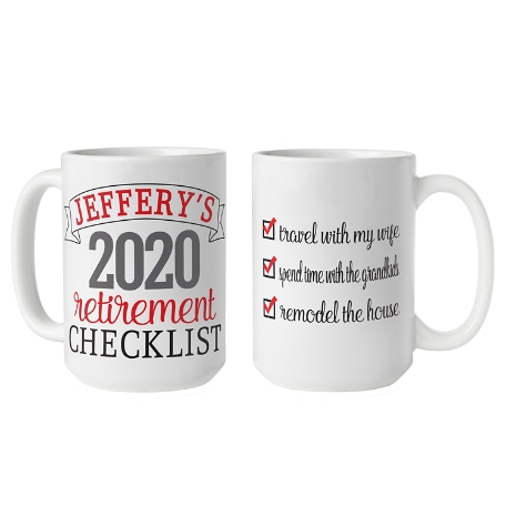 Retirement Checklist Mug - 15oz