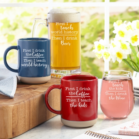 First Coffee, Then Cocktails Mug Set