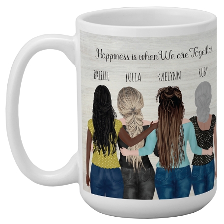 Forever Friends Mug - 4 Girls