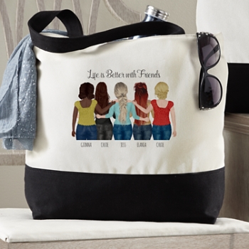 Best Friends Forever Customized Tote Bag