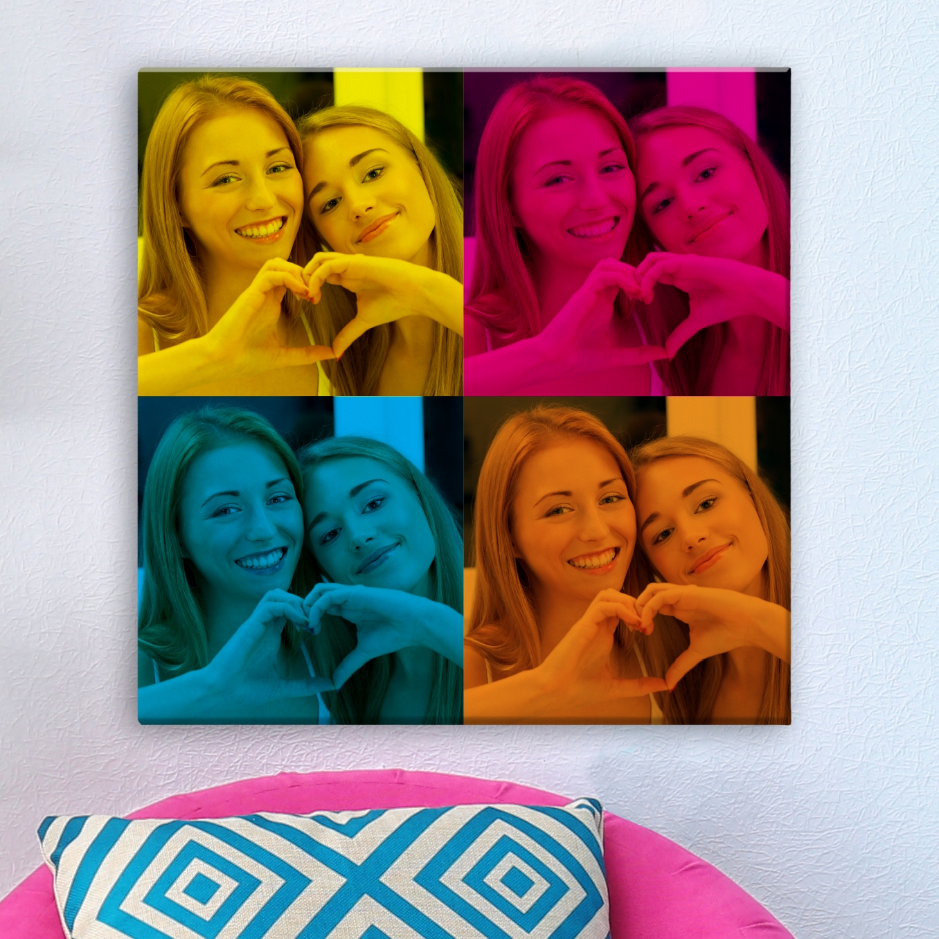 Pop Art Photo Canvas