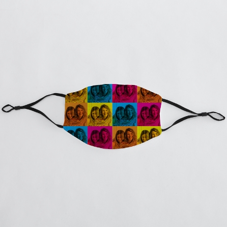 Pop Art Photo Face Mask Personal Creations Below you can discover our face mask designs, graphics and crafts. personal creations