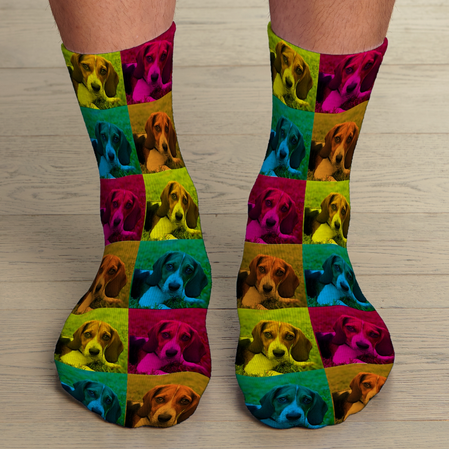 Pop Art Photo Socks