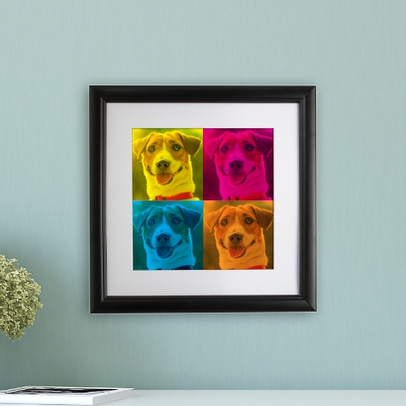 Pop Art Photo Square Framed Print