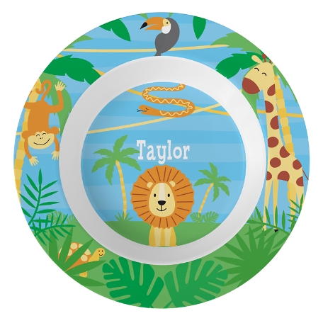 Jungle Baby Personalized Tableware Bowl