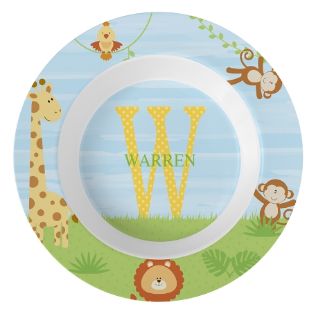 My Own Name Personalized Tableware Bowl - Jungle