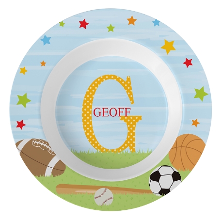 My Own Name Personalized Tableware Bowl - Sports