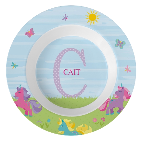 My Own Name Personalized Tableware Bowl - Unicorn