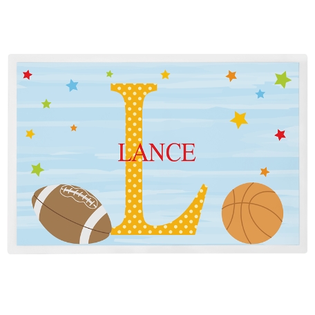 My Own Name Personalized Tableware Placemat - Sports
