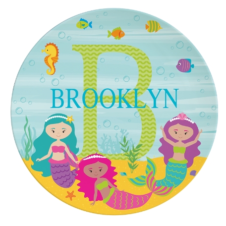 My Own Name Personalized Tableware Plate - Mermaid