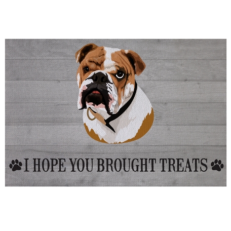 Dog Breed Doormat - 24x 36 - Gray