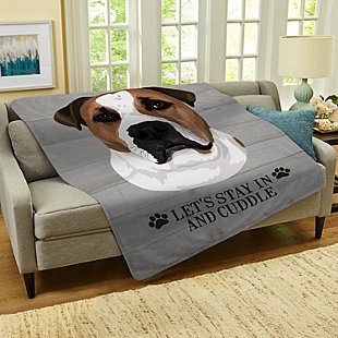 Dog Breed Plush Blanket