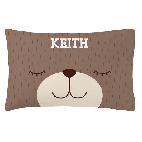 Night Night Baby Pillowcase - Bear