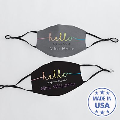 Hello! Adult Face Mask
