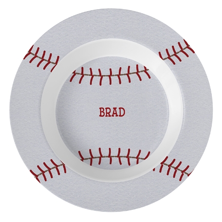 Sports Fan Personalized Tableware Bowl - Baseball