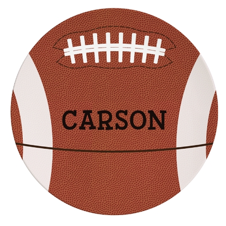 Sports Fan Personalized Tableware Plate - Football