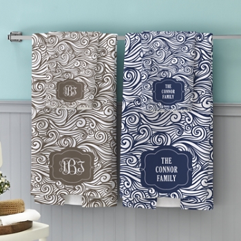 Swirls & Twirls Family Bath Towels