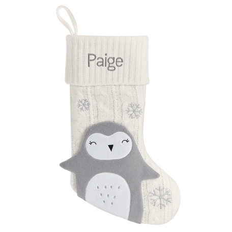 Christmas Critters Stocking - Penguin