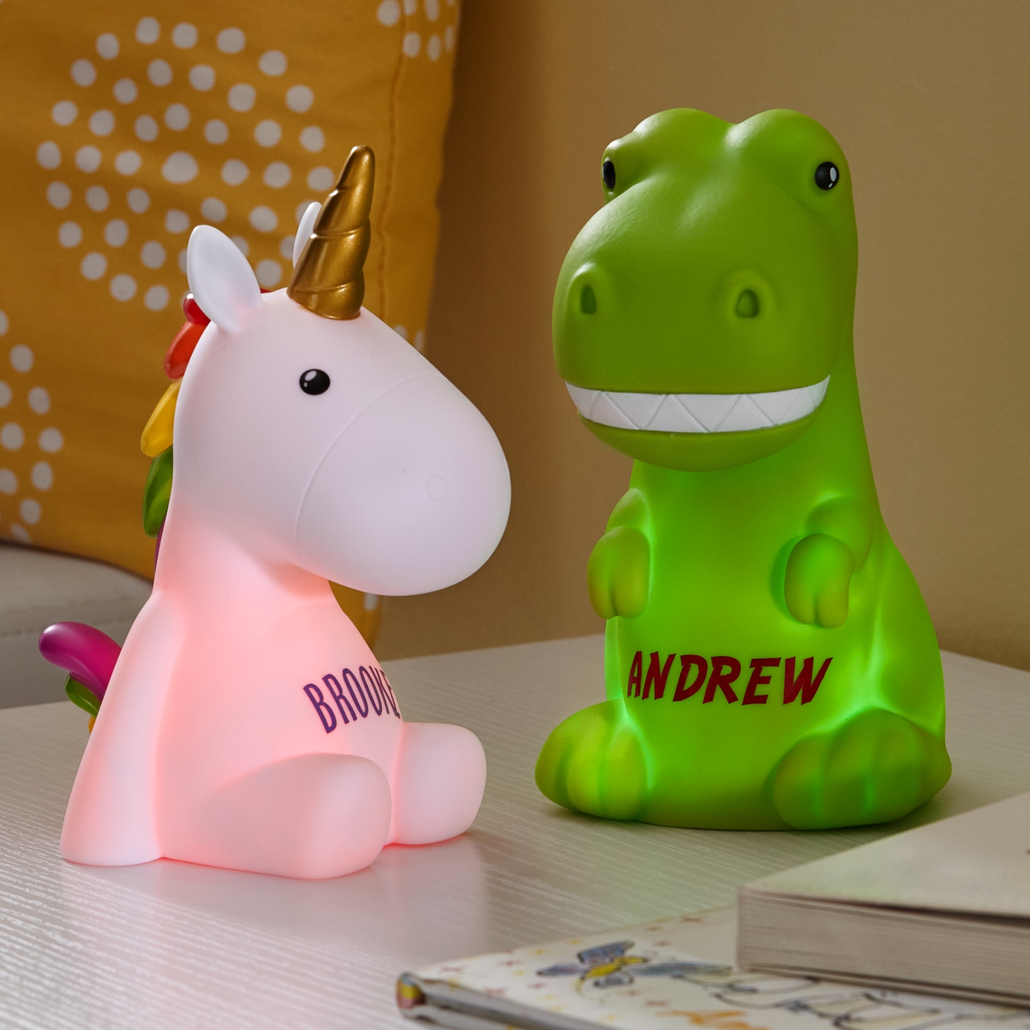 Bedtime Buddies Personalized Color-Changing Nightlights